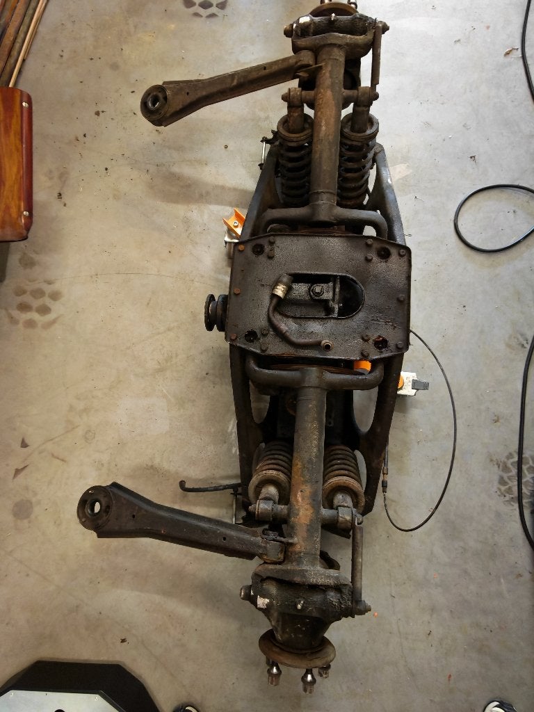 Oude vooras/onderstel voor klassieke auto, Ophalen, Gebruikt, Oldtimer onderdelen