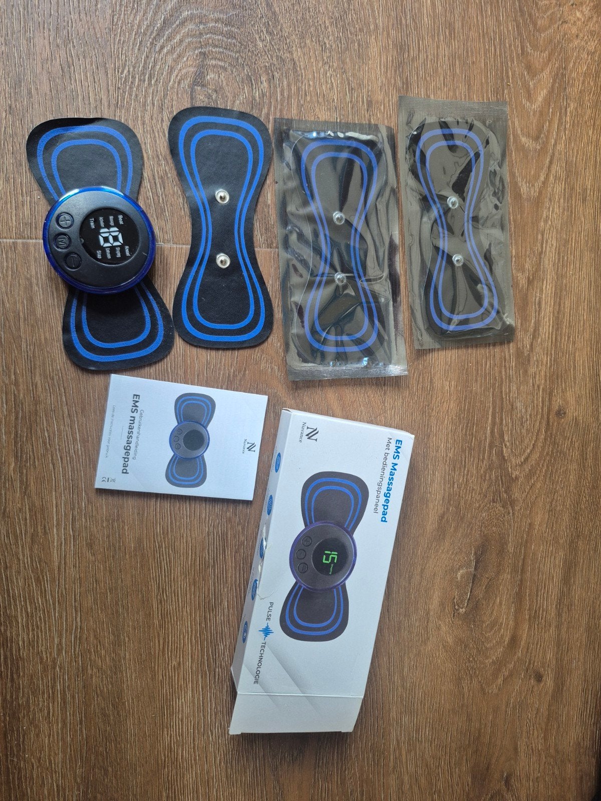 EMS Massagepad met bedieningspaneel, Ophalen of Verzenden, Gebruikt, Apparaat