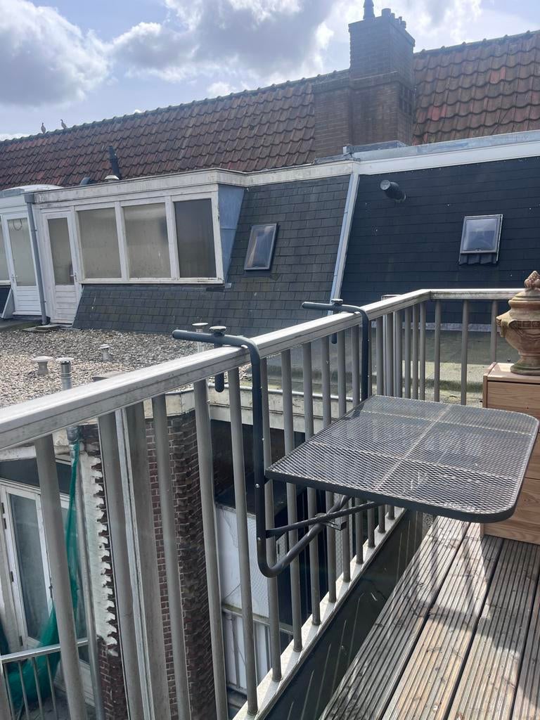 Industriële balkon bar met klemmen, Tuin en Terras, Ophalen, Gebruikt, Rechthoekig, Metaal
