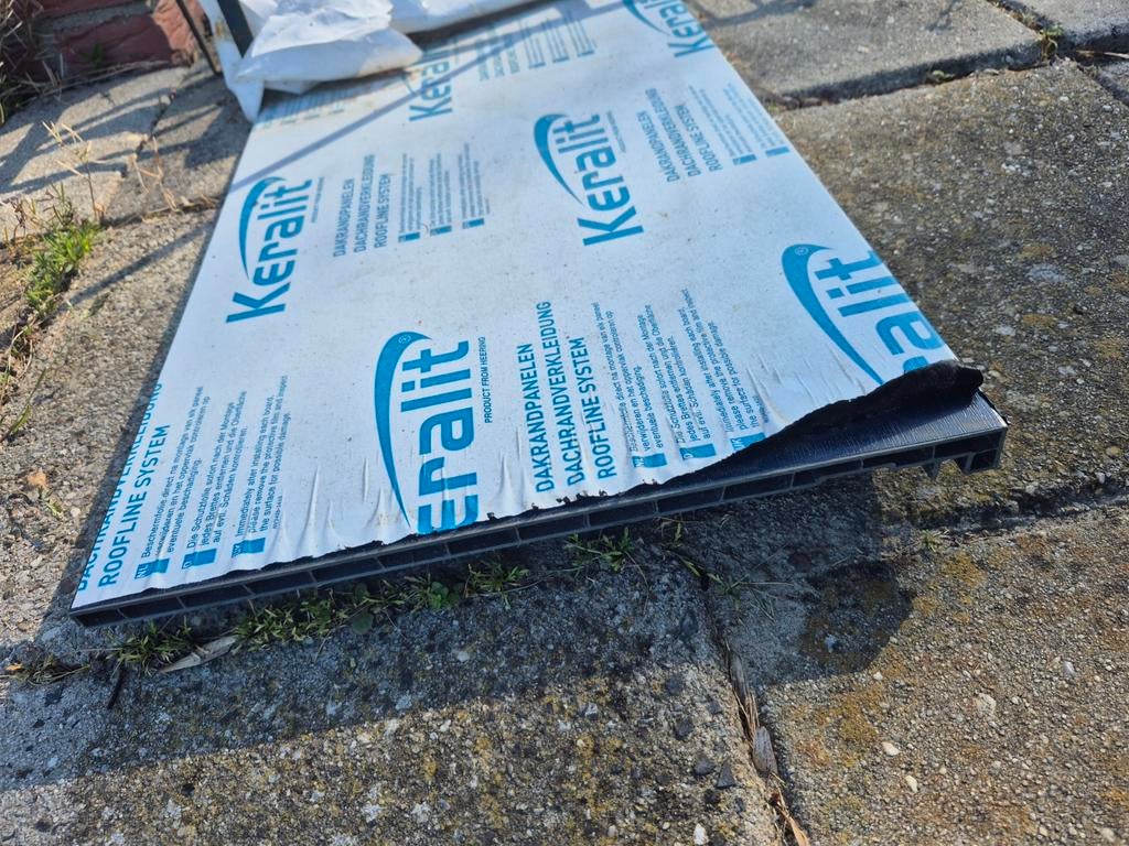 Nieuwe Marine Blauwe Kunststof Plaat - 30cm x 6m, Ophalen, Nieuw, Overige materialen, Minder dan 20 mm