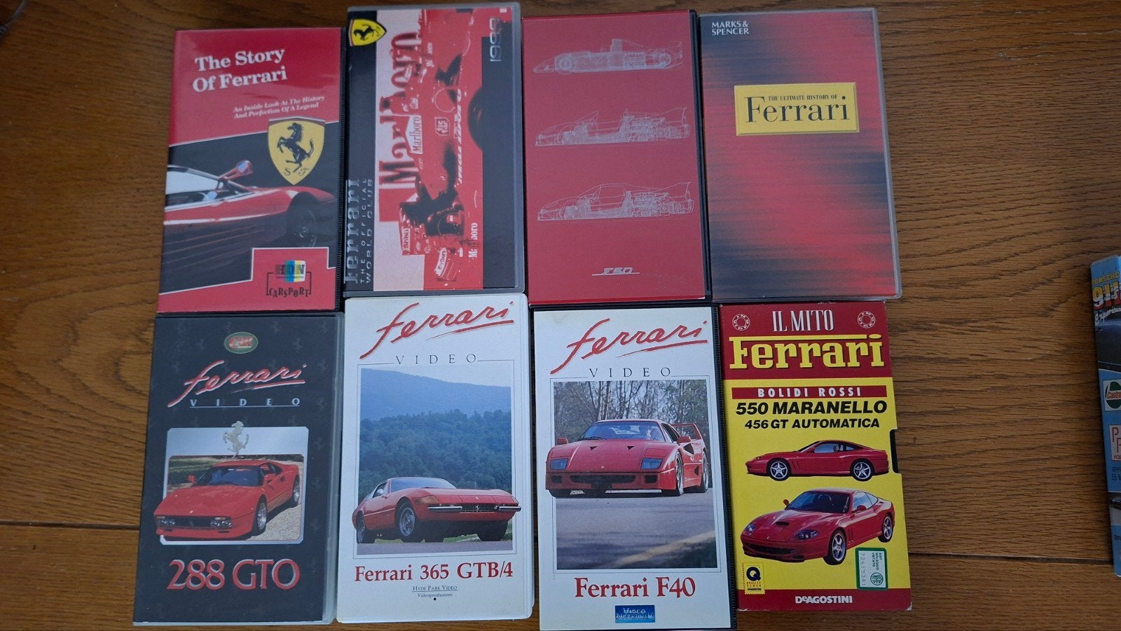 Ferrari VHS Collectie - De Geschiedenis van Ferrari op Video, Cd's en Dvd's, Nederlands ondertiteld, Gebruikt, Documentaire, Alle leeftijden