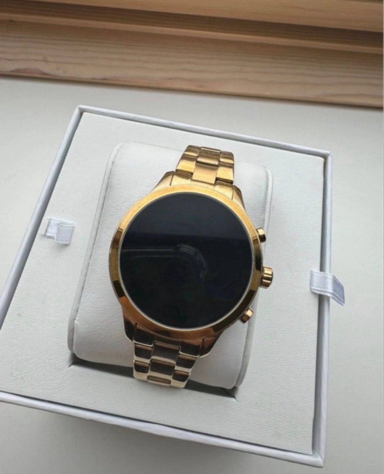Michael Kors Access Smartwatch Goud, Hartslag, Ophalen of Verzenden, Zo goed als nieuw, Waterdicht