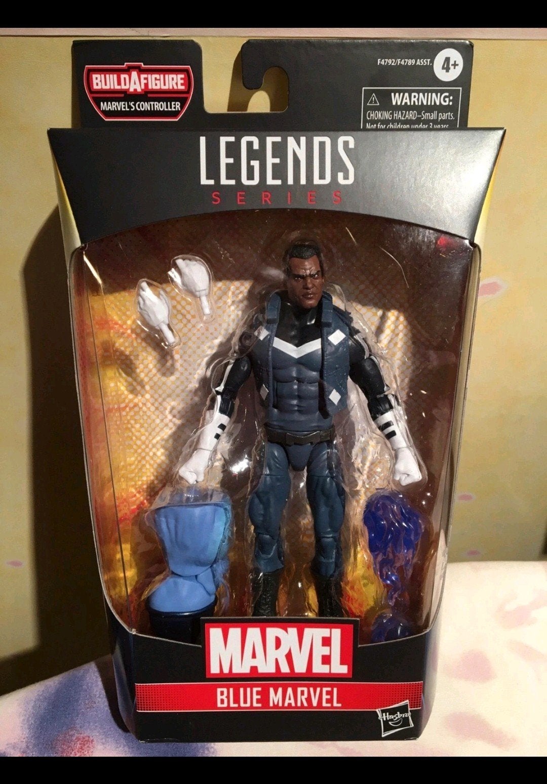 Nieuwe Marvel Legends Blue Marvel actiefiguur., Verzamelen, Ophalen of Verzenden, Nieuw