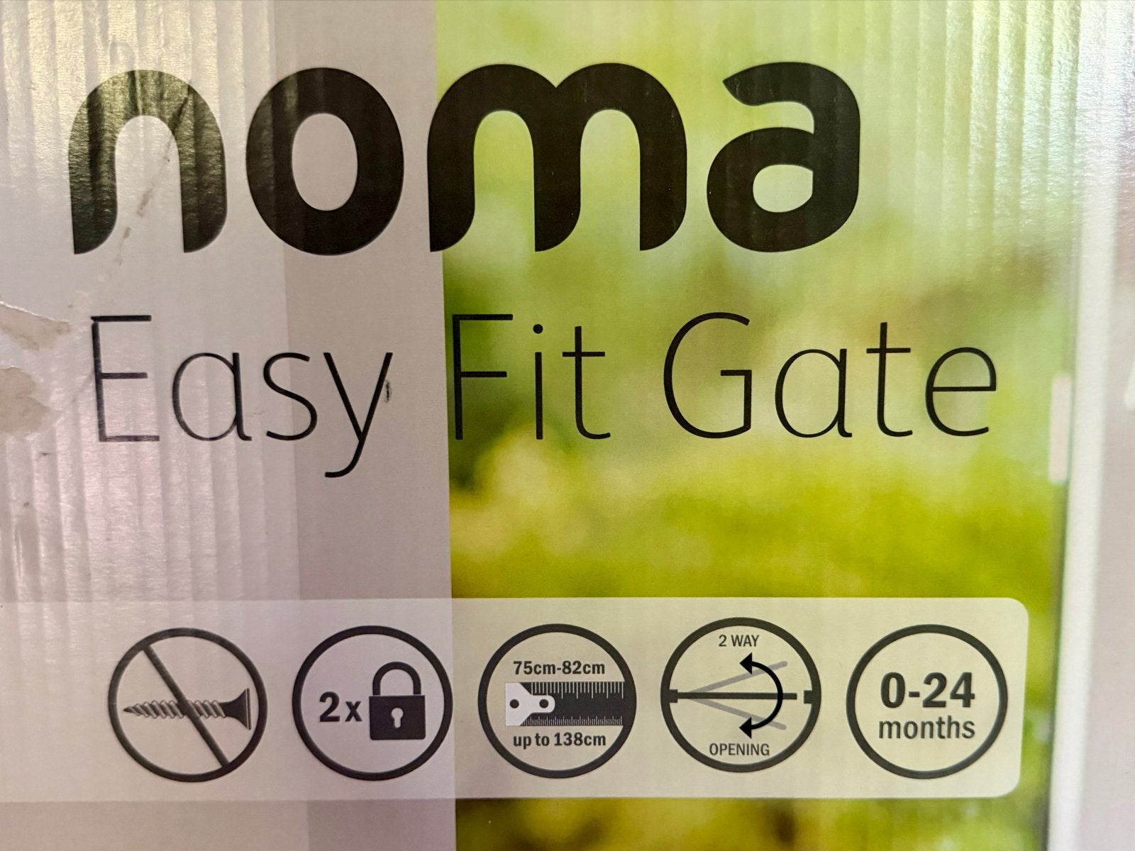 Noma Easy Fit Gate Traphekje - Deurhekje, Ophalen, Gebruikt, Metaal of IJzer, 115 cm of meer