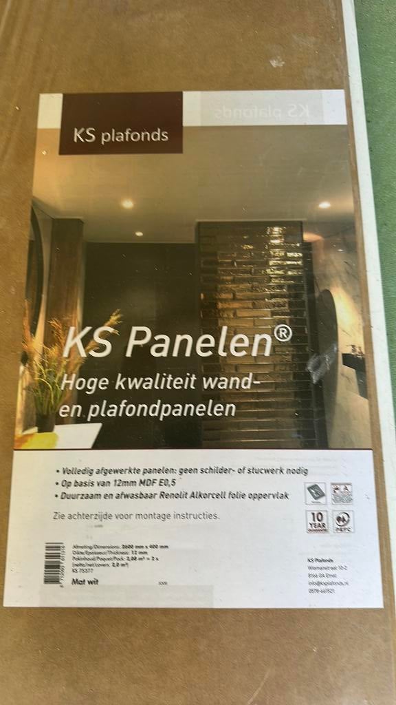 Ks plafonds panelen, Ophalen, Nieuw, Hout