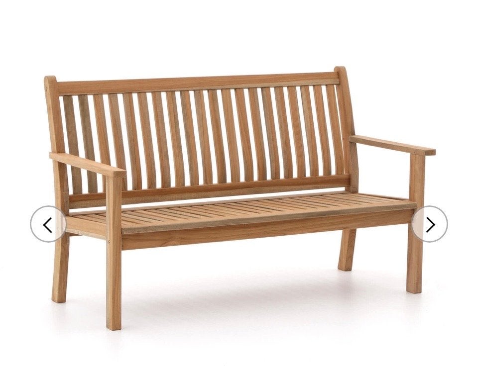 Sunyard Oxford Tuinbank 150cm Teakhout, Ophalen, Zo goed als nieuw, Teakhout