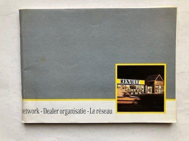 Renault Dealer Organisatie / Netwerk Gids 1991, Ophalen of Verzenden