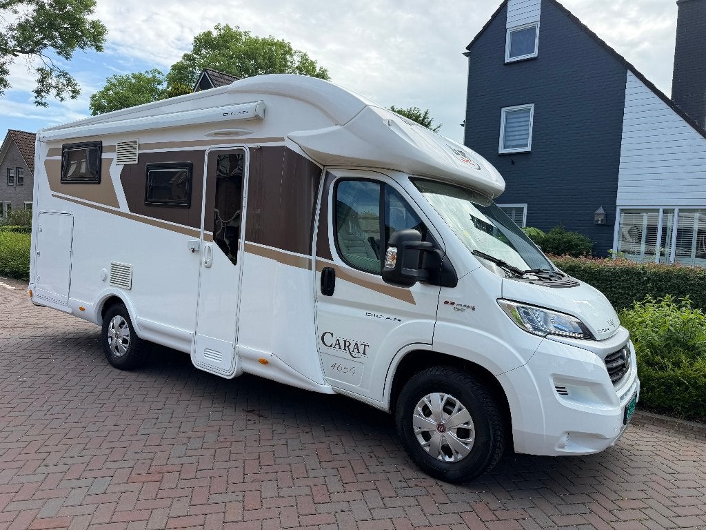Mc Louis Carat 465 G Bj2017 1e Eigenaar Euro 6 Enkele Bedden, Caravans en Kamperen, Campers, Ringverwarming, Fiat, Luifel, Half-integraal