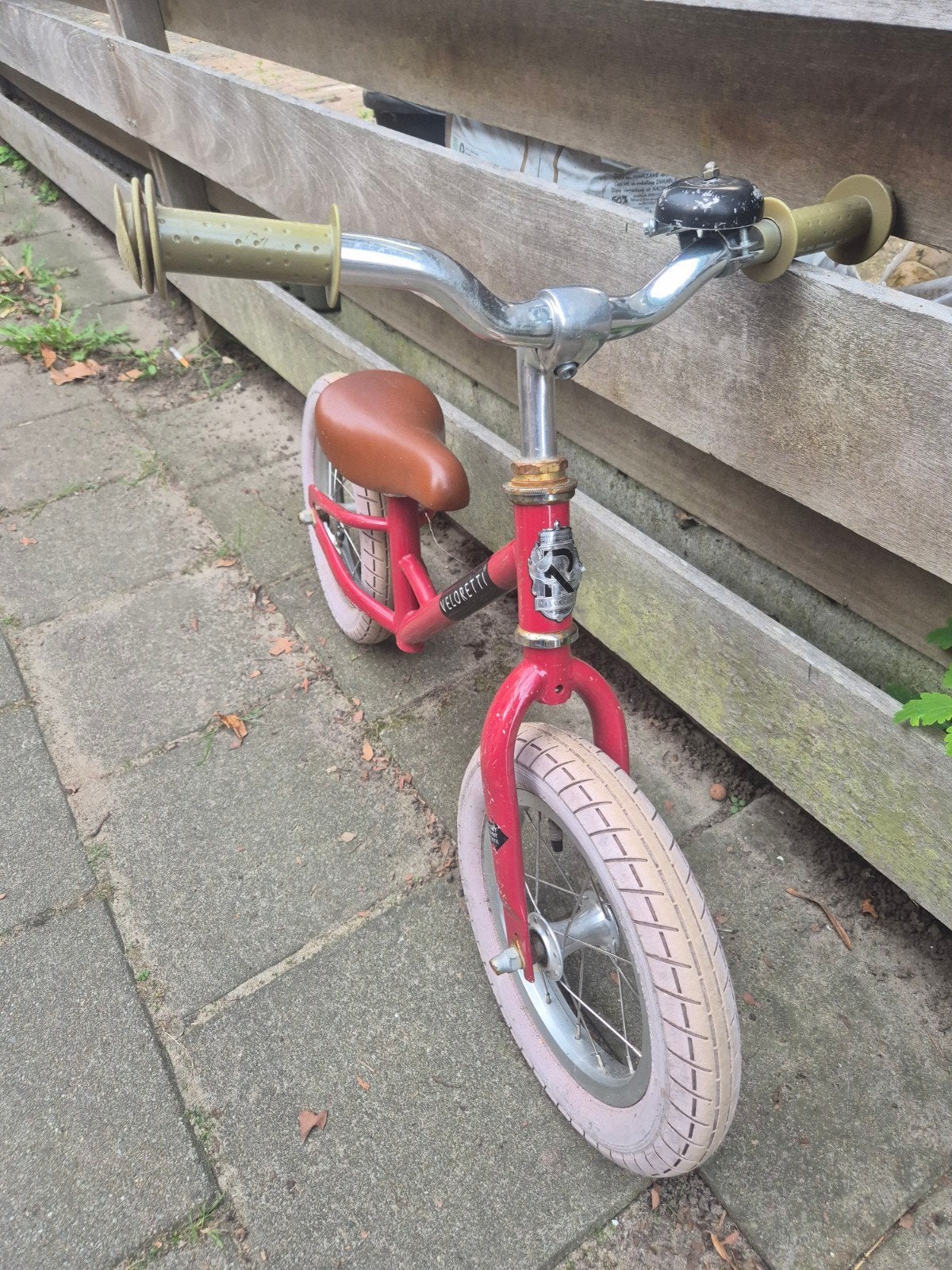 Veloretti loopfiets rood