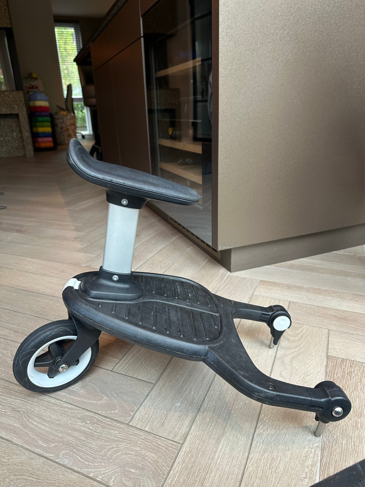 Bugaboo meerijdplankje met zitje, Ophalen of Verzenden, Gebruikt