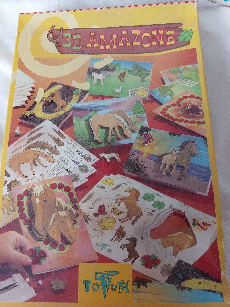 3D wenskaarten paard, incompleet zie beschrijving, Hobby en Vrije tijd, Kaarten | Zelf maken, Ophalen of Verzenden, Gebruikt, Overige thema's