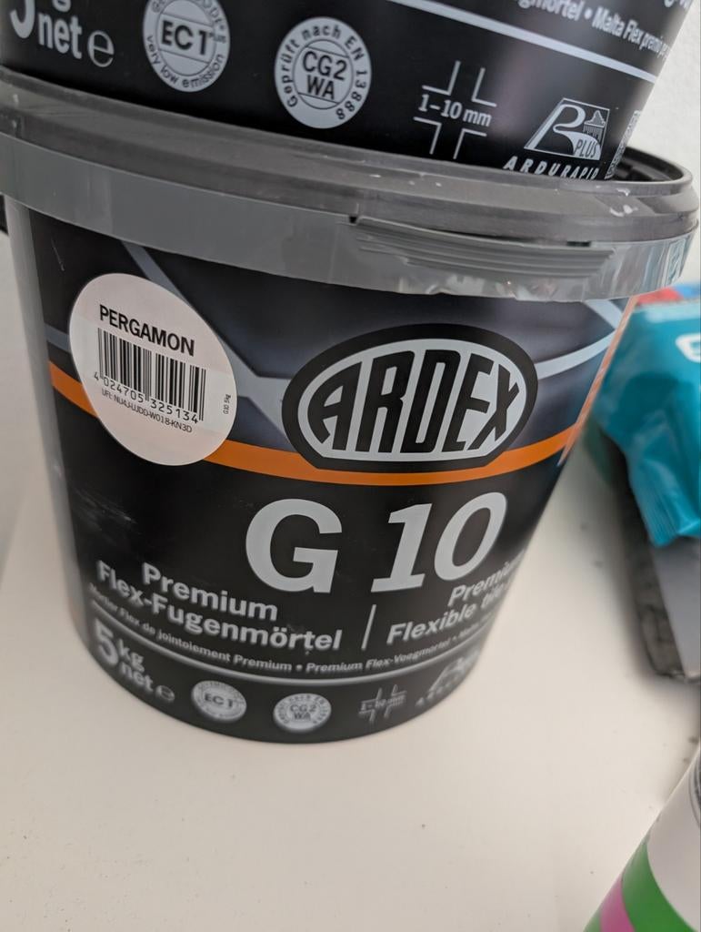 Ardex G 10 Flex voegsel Pergamon, Doe-het-zelf en Verbouw, Ophalen, Overige typen, Nieuw, Minder dan 20 cm