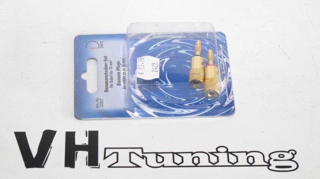 Dietz Banana plugs (banaan stekker) for cables up to 10MM2, Ophalen of Verzenden