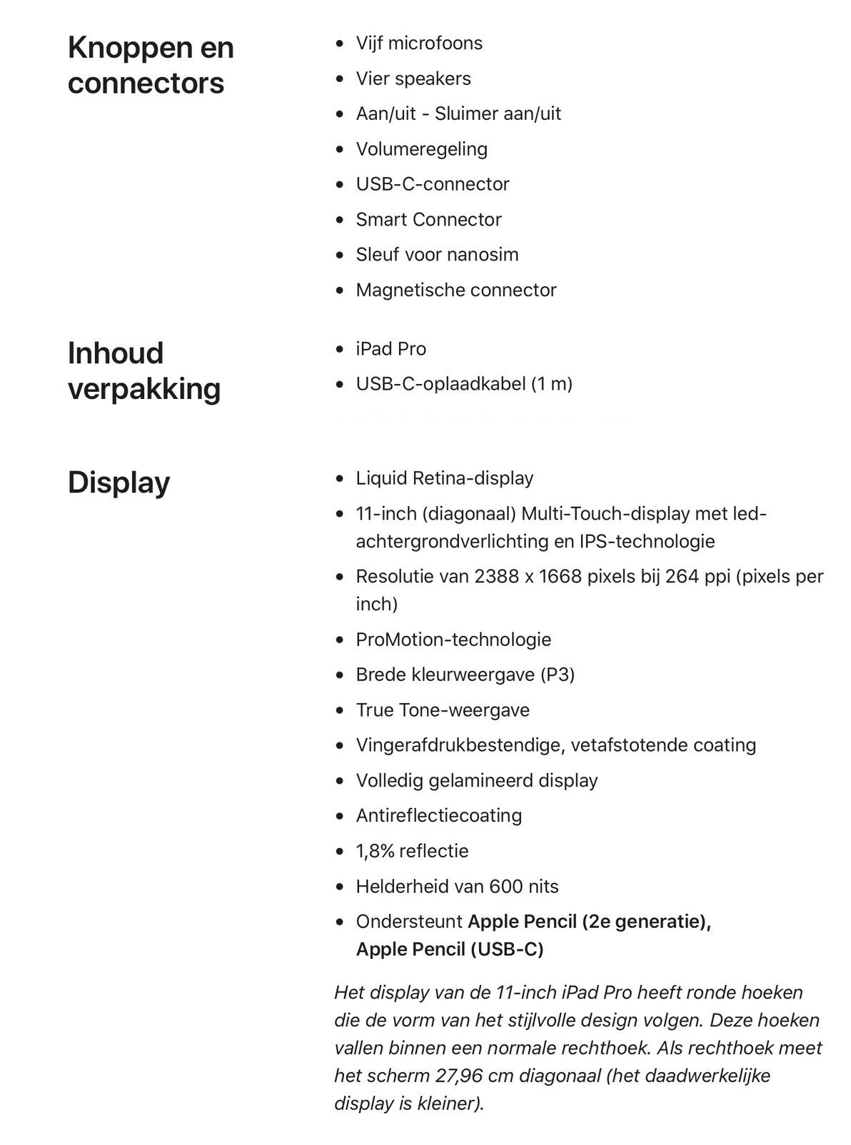 Foto 17 van iPad Pro 11 inch 128Gb (2e generatie) z.g.a.nw.