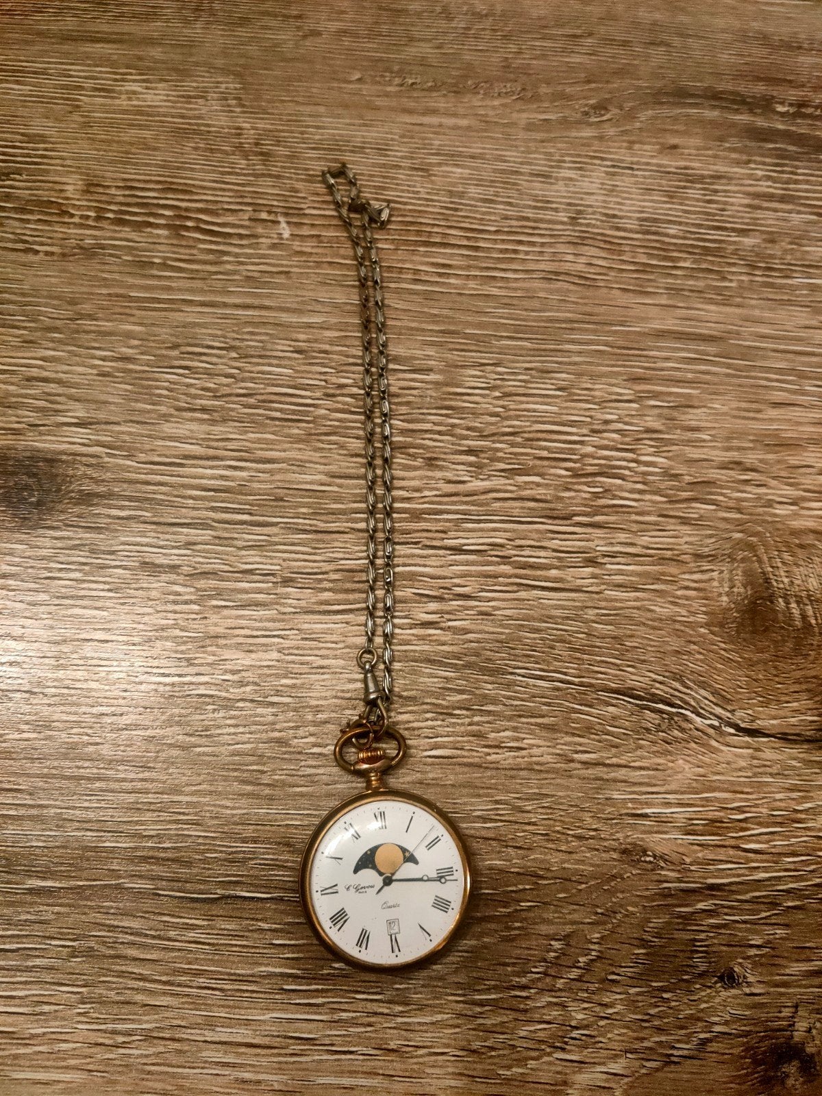 Zak Horloge C. Govois Paris Quartz, Ophalen of Verzenden, Staal, Overige merken