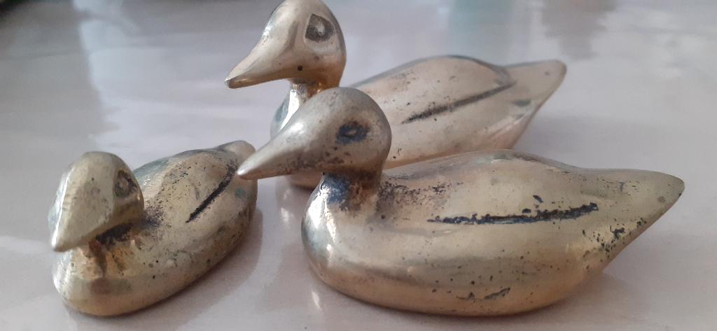 messing eendenset, Antiek en Kunst, Antiek | Koper en Brons, Ophalen