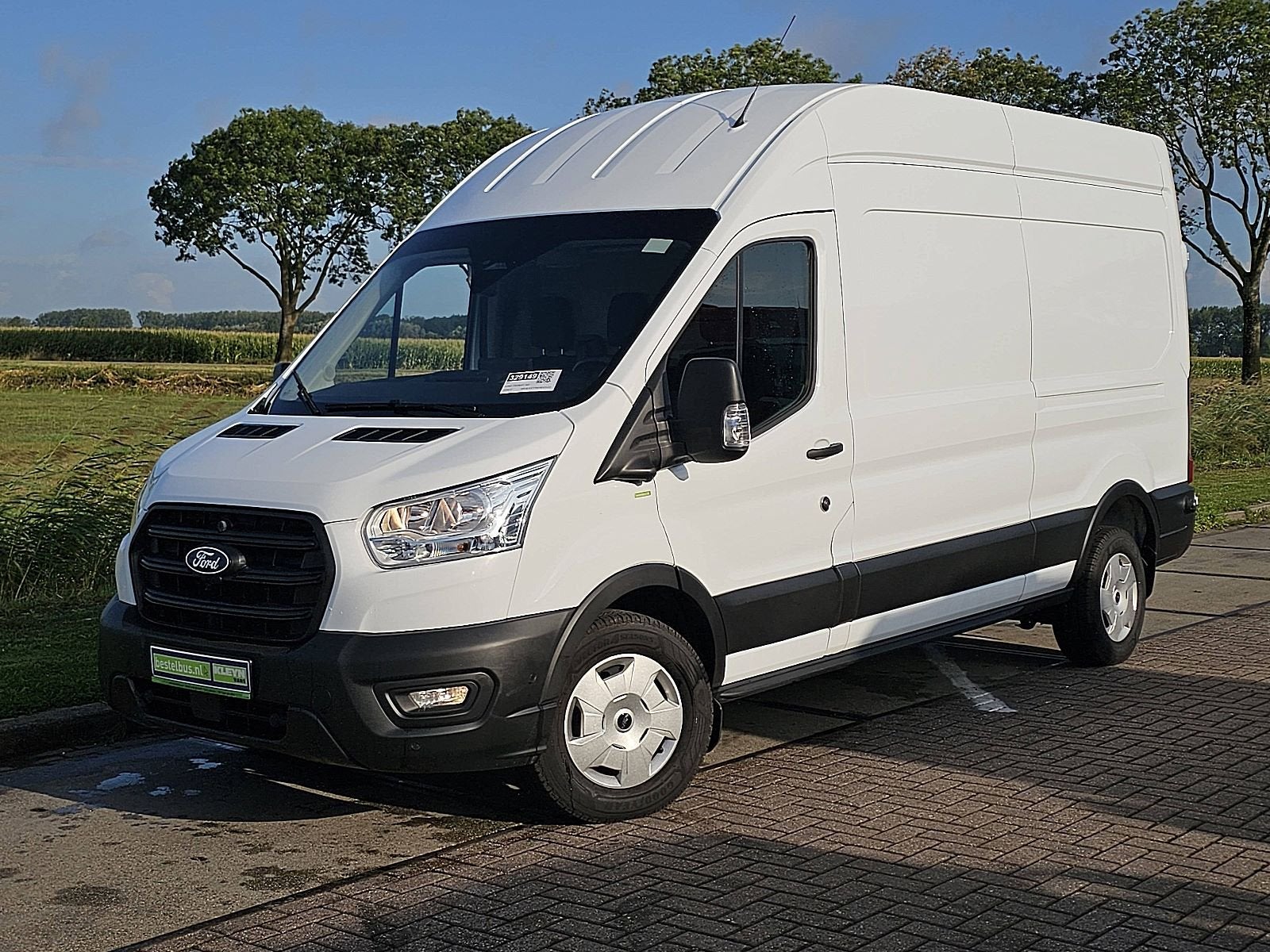 FORD TRANSIT 2.0 l3h3 navi camera!, Gebruikt, Euro 6, Wit, Bedrijf