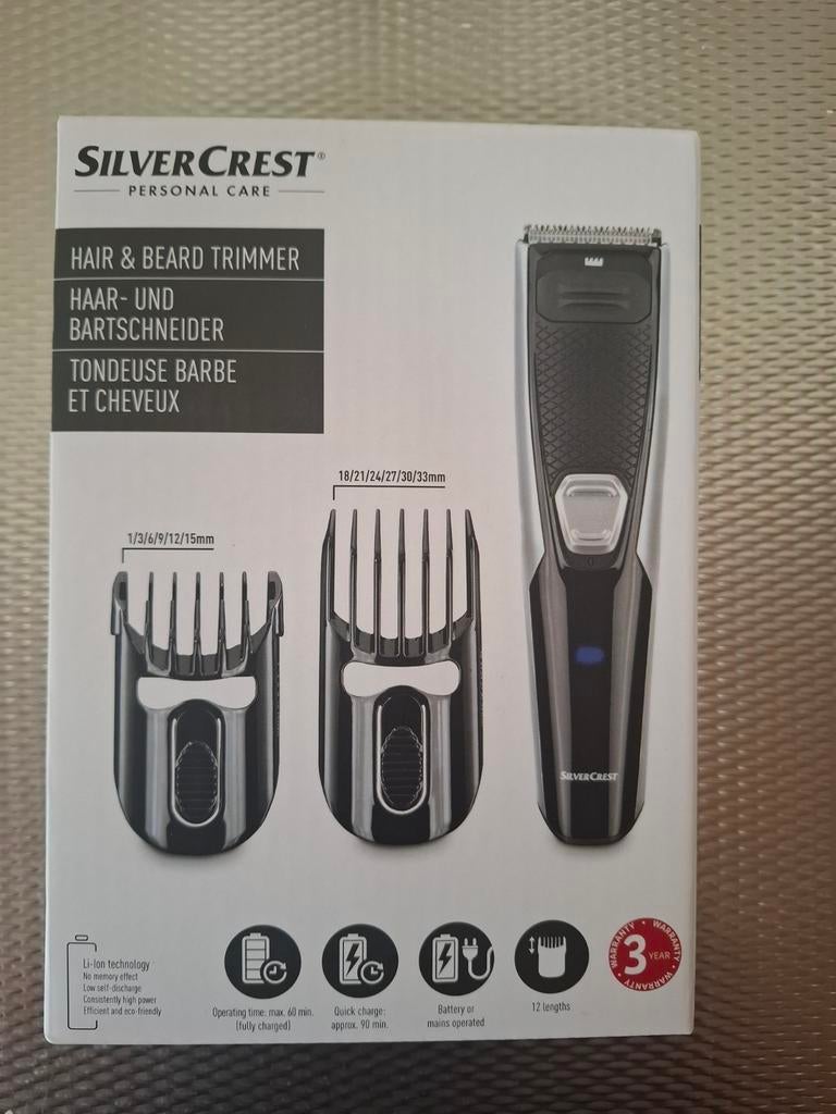 Silvercrest Haar- en Baardtrimmer Tondeuse - Nieuw, Ophalen of Verzenden, Nieuw, Scheren en Epileren