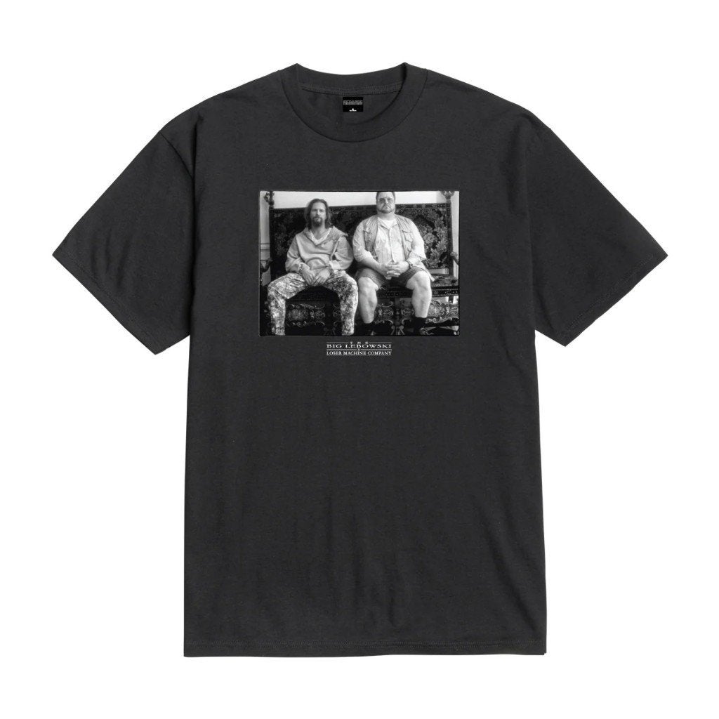 LOSER MACHINE X THE BIG LEBOWSKI  ONE OF US  T-SHIRT BLACK, Info@workingclassrebel.com, Zwart, LOSER MACHINE X THE BIG LEBOW, Nieuw