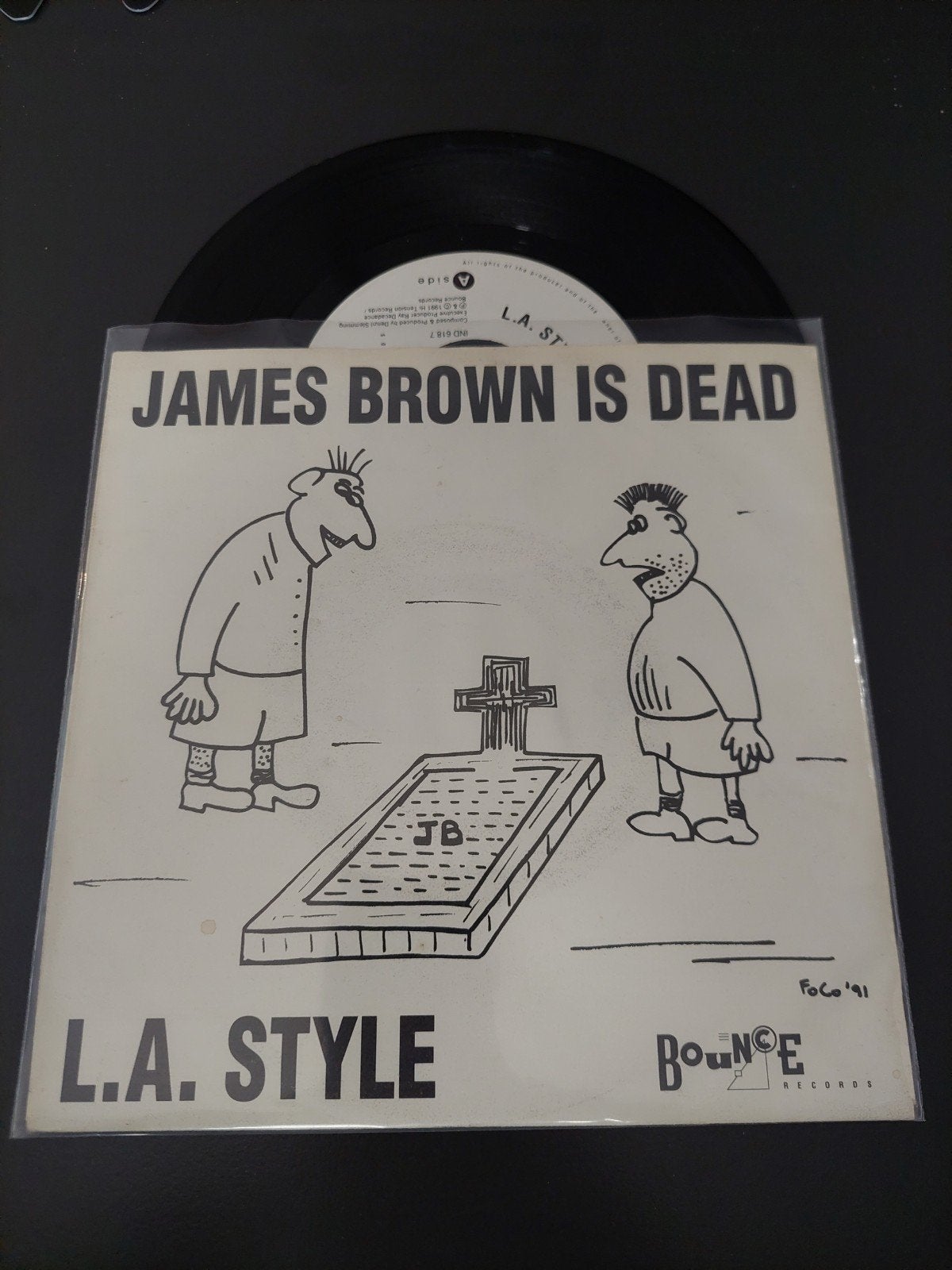 L.A. Style james brown is dead, Ophalen of Verzenden, Gebruikt, 7 inch