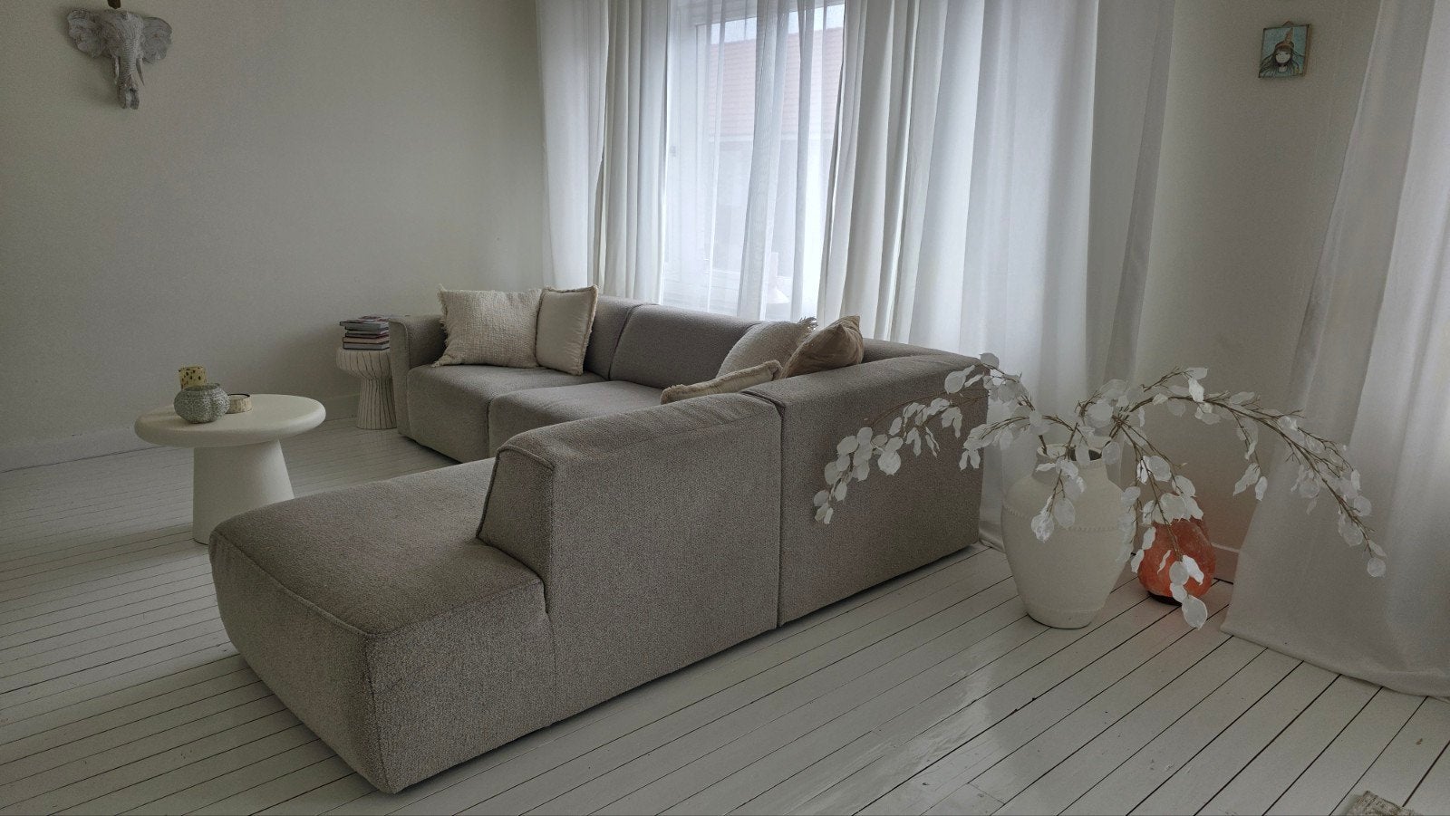 Moderne Hoekbank - Comfortabel en Stijlvol, Ophalen, Hoekbank, 300 cm of meer, Zo goed als nieuw