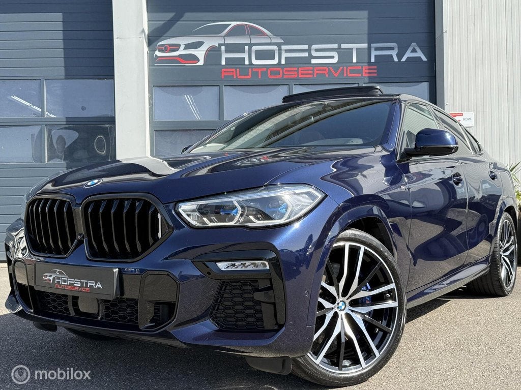 BMW X6 xDrive40i M-Sport Indivudual Laser Luchtv.Trekh.VOL!, Auto's, BMW, Automaat, Gebruikt, Euro 6, Blauw