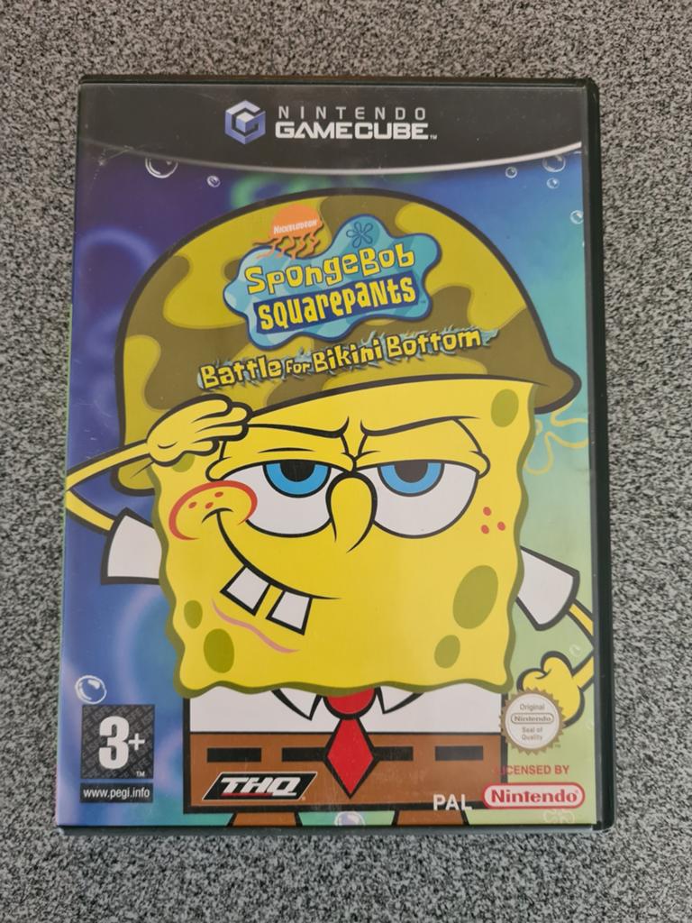 GameCube | SpongeBob Squarepants Battle for Bikini Bottom, Spelcomputers en Games, Games | Nintendo GameCube, Avontuur en Actie