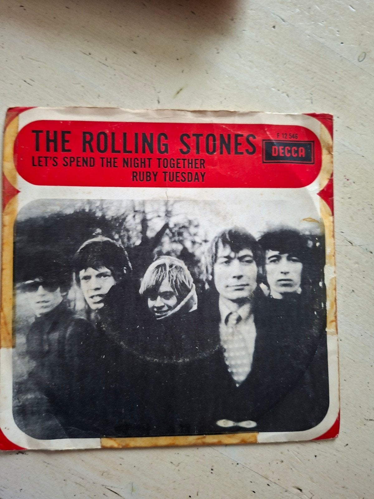 The Rolling Stones - Let's Spend The Night Together  Tu, Gebruikt, Originele persing, 7 inch, Ophalen of Verzenden