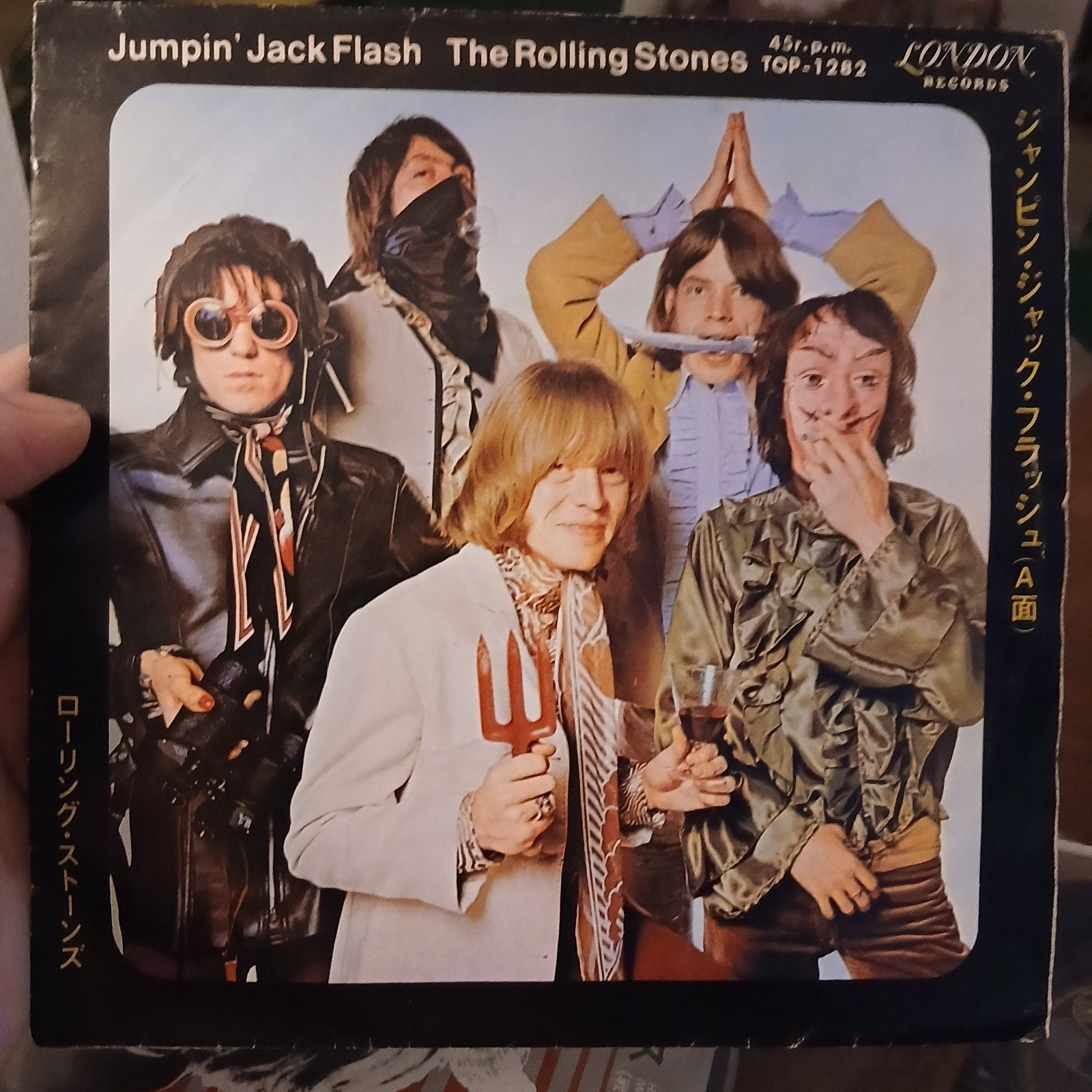 The Rolling Stones - Jumpin' Jack Flash / Child of the Moon, 7 inch, Originele persing, Ophalen of Verzenden, Zo goed als nieuw