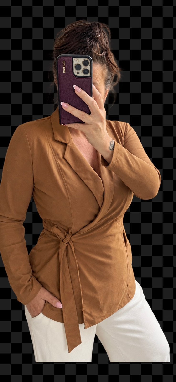Studio Anneloes Ambra Blazer Caramel Maat M Nieuw, Maat 38/40 (M), Bruin, Nieuw, Ophalen of Verzenden