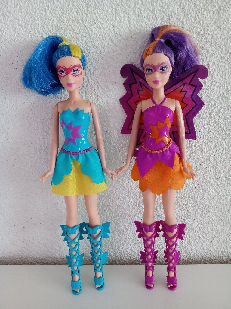 MAKAYLA en MADDIE van de film Barbie in Super Prinses, Ophalen of Verzenden, Gebruikt, Pop