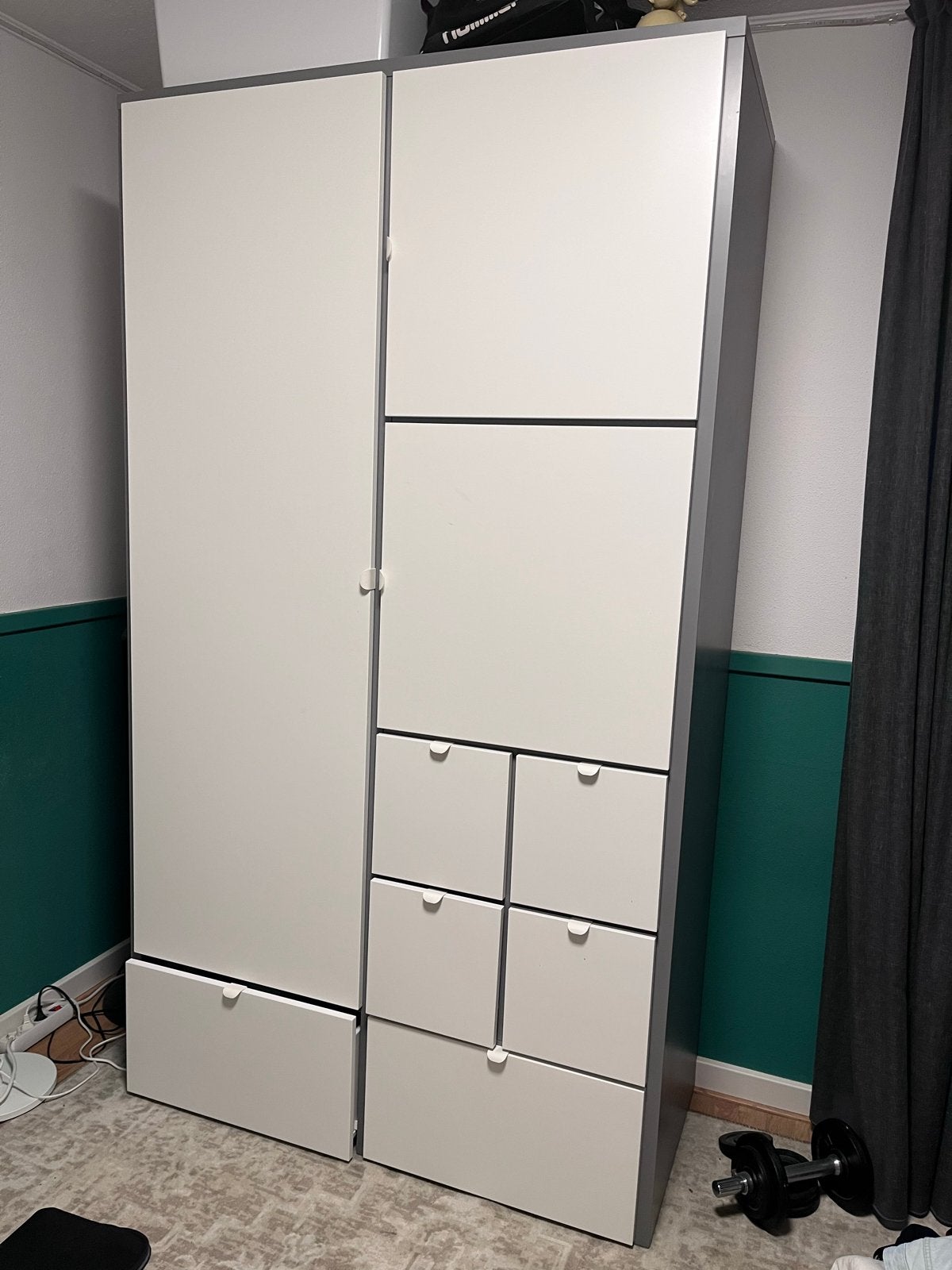 IKEA Kledingkast met Laden en Hangruimte, Ophalen, Overige materialen, Gebruikt, 100 tot 150 cm