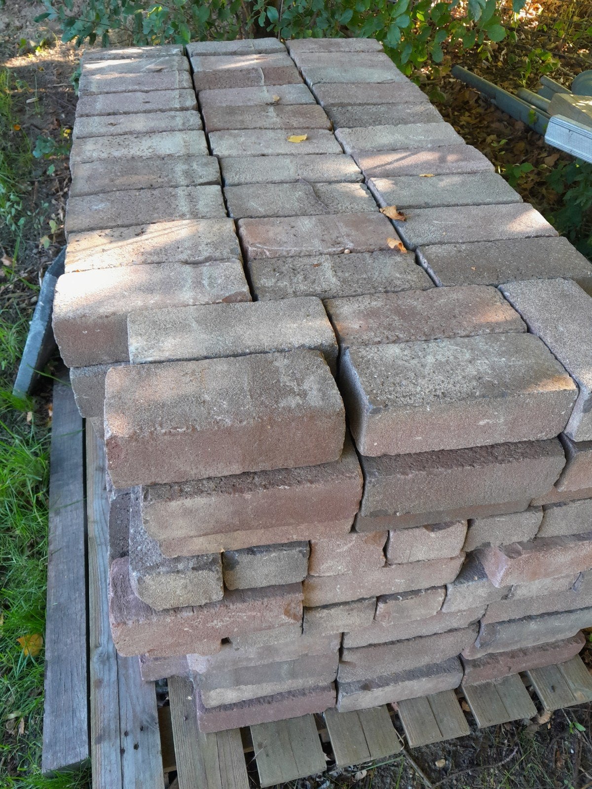 gebakken straat stenen rood, Tuin en Terras, Zo goed als nieuw, Beton, Terrastegels, 5 tot 10 m²