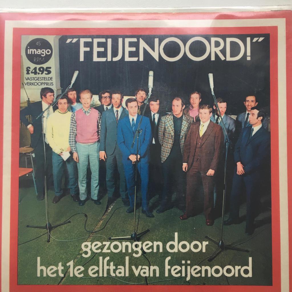 F1 1e Elftal Feijenoord  “Feijenoord” HOL70 M-/M- €2, Overige genres, 7 inch, Single, Ophalen of Verzenden