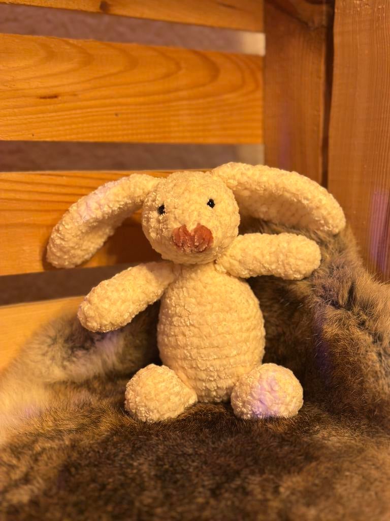 Gehaakte knuffel konijn, Ophalen of Verzenden, Nieuw, Haken, Wol of Garen