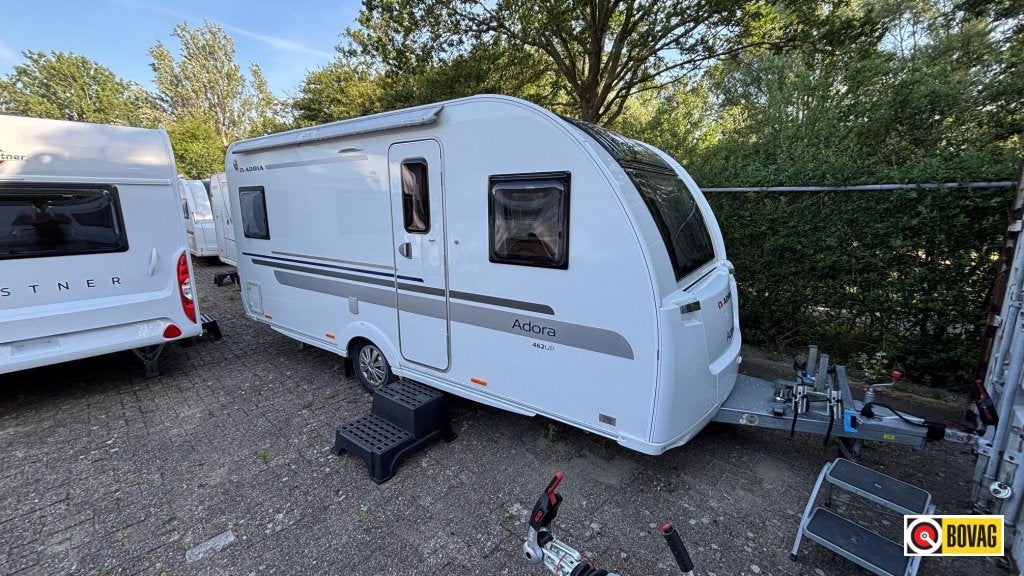 Adria Adora 462 PU, Caravans en Kamperen, Rondzit, 750 - 1000 kg, Schokbreker, 4 tot 5 meter
