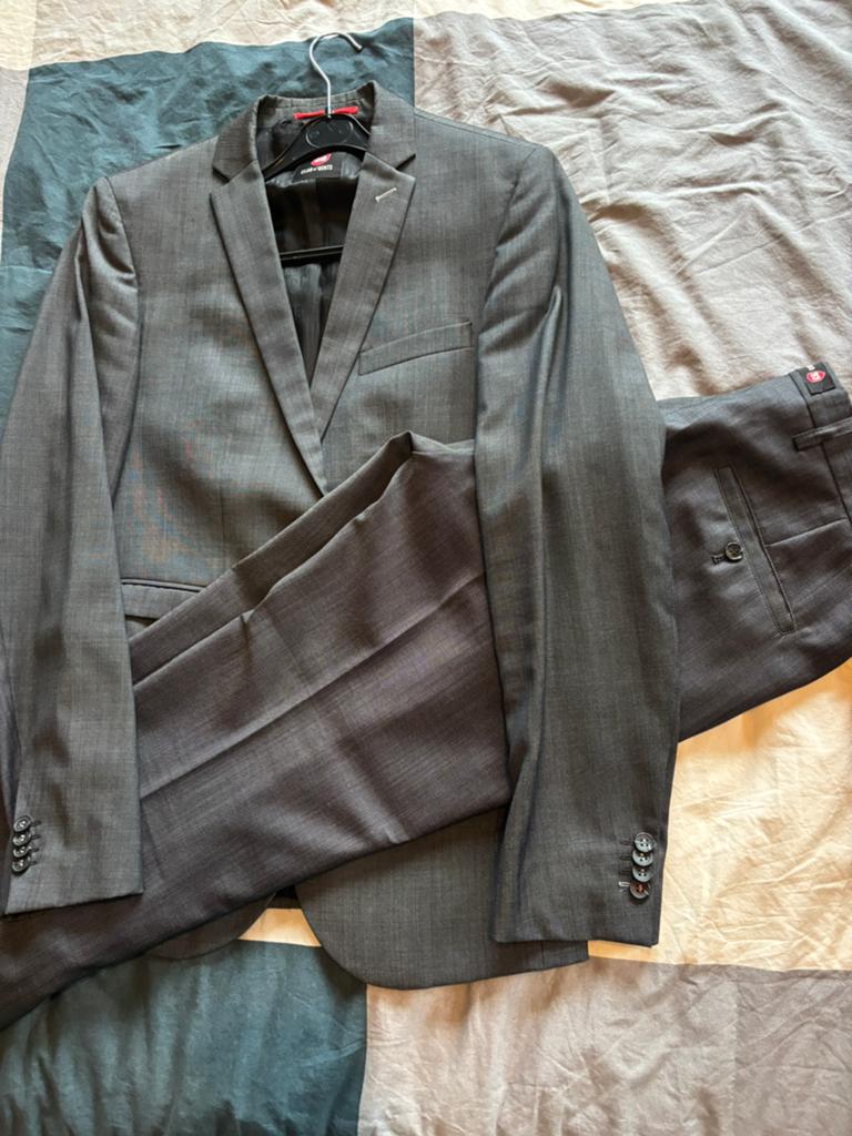 Club of gents suit, Kleding | Heren, Kostuums en Colberts, Ophalen of Verzenden, Zo goed als nieuw, Maat 52/54 (L), Blauw