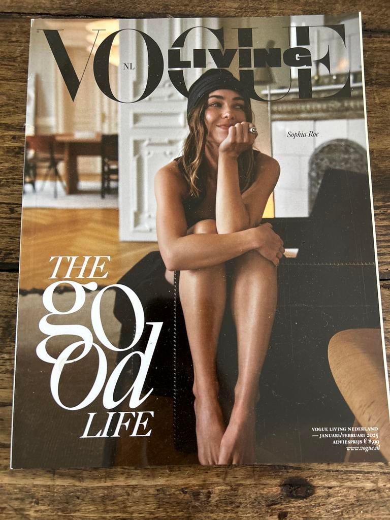 Vogue Living NL - Januari/Februari 2025 - Sophia Roe, Ophalen of Verzenden, Zo goed als nieuw, Glossy