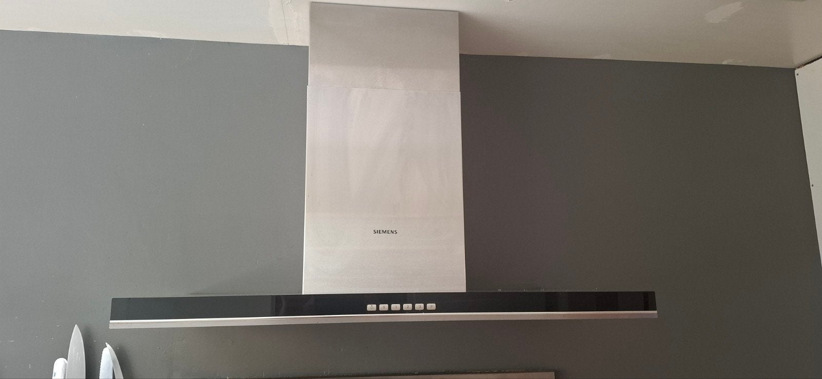 Siemens Afzuigkap LC87BE532/03 - Goede staat, 3 standen, Ophalen, Gebruikt, Wandschouwkap, Motor