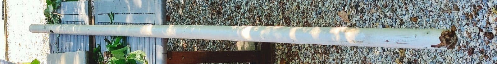 Vlaggenmast 4,2 meter, Ophalen of Verzenden, Gebruikt