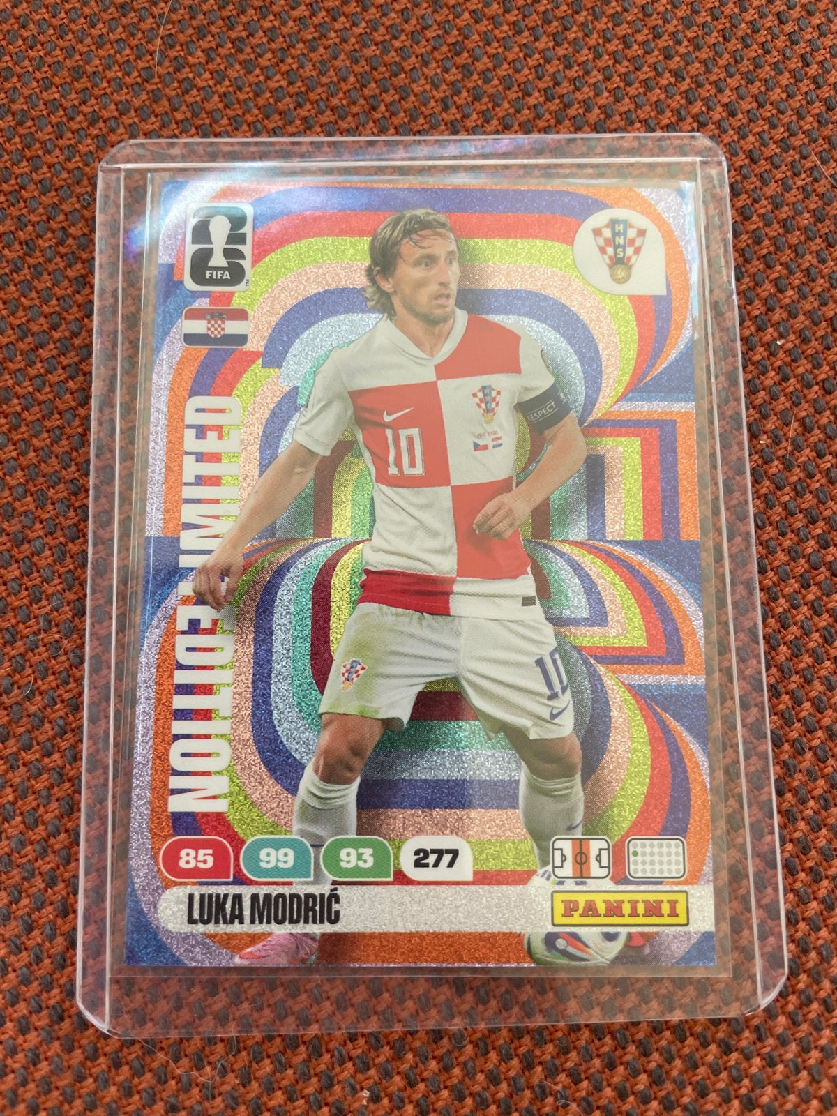 Luka Modric Panini FIFA 365 Limited Edition voetbalkaart, Verzenden, Zo goed als nieuw, Buitenlandse clubs, Spelerskaart