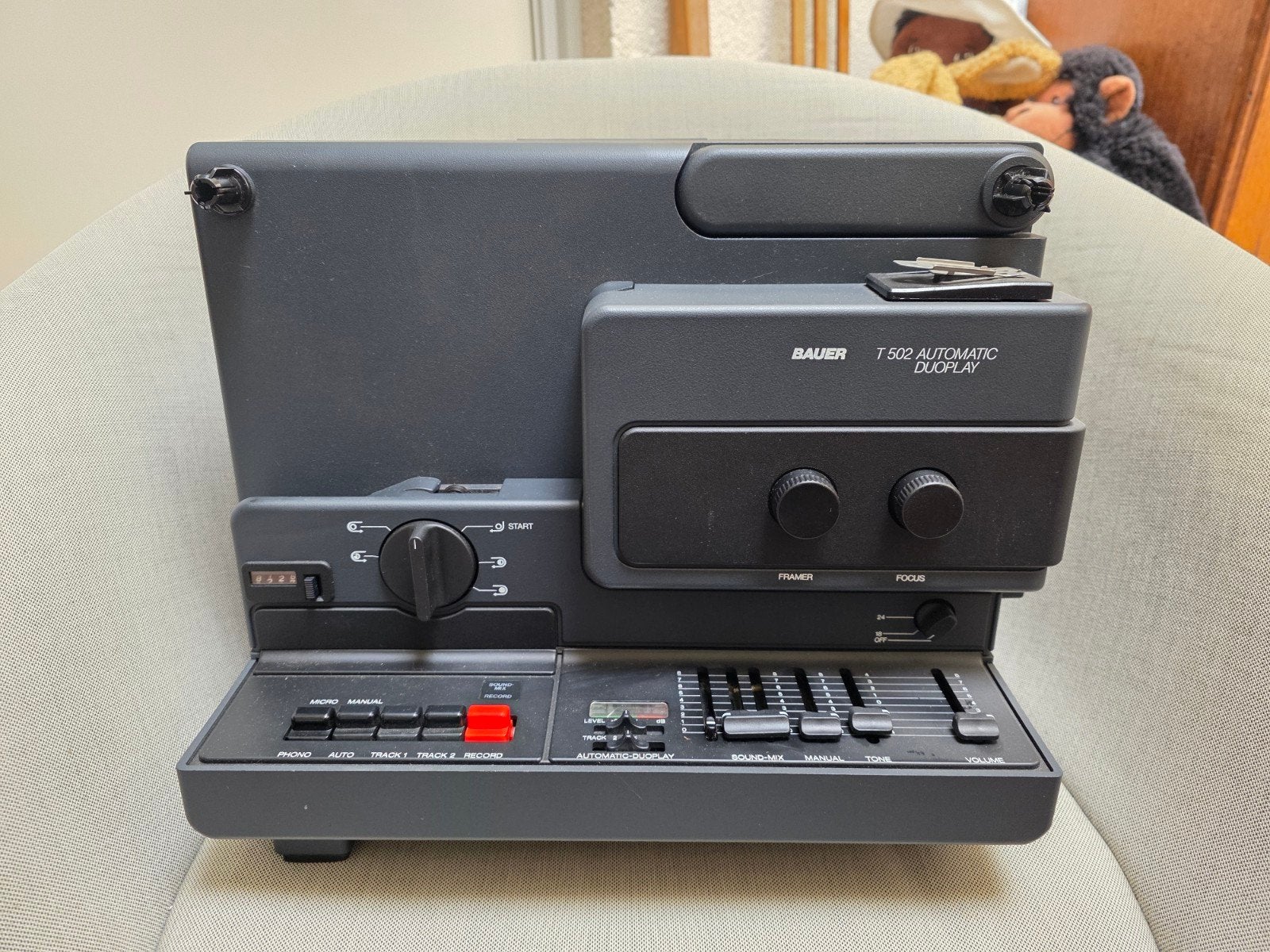Bauer T502 Automatic Duoplay film projector, Ophalen of Verzenden, 1960 tot 1980, Projector