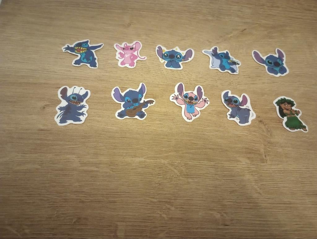 10 verschillende Lilo en Stitch stickers, Ophalen of Verzenden, Nieuw, Meerdere stickers