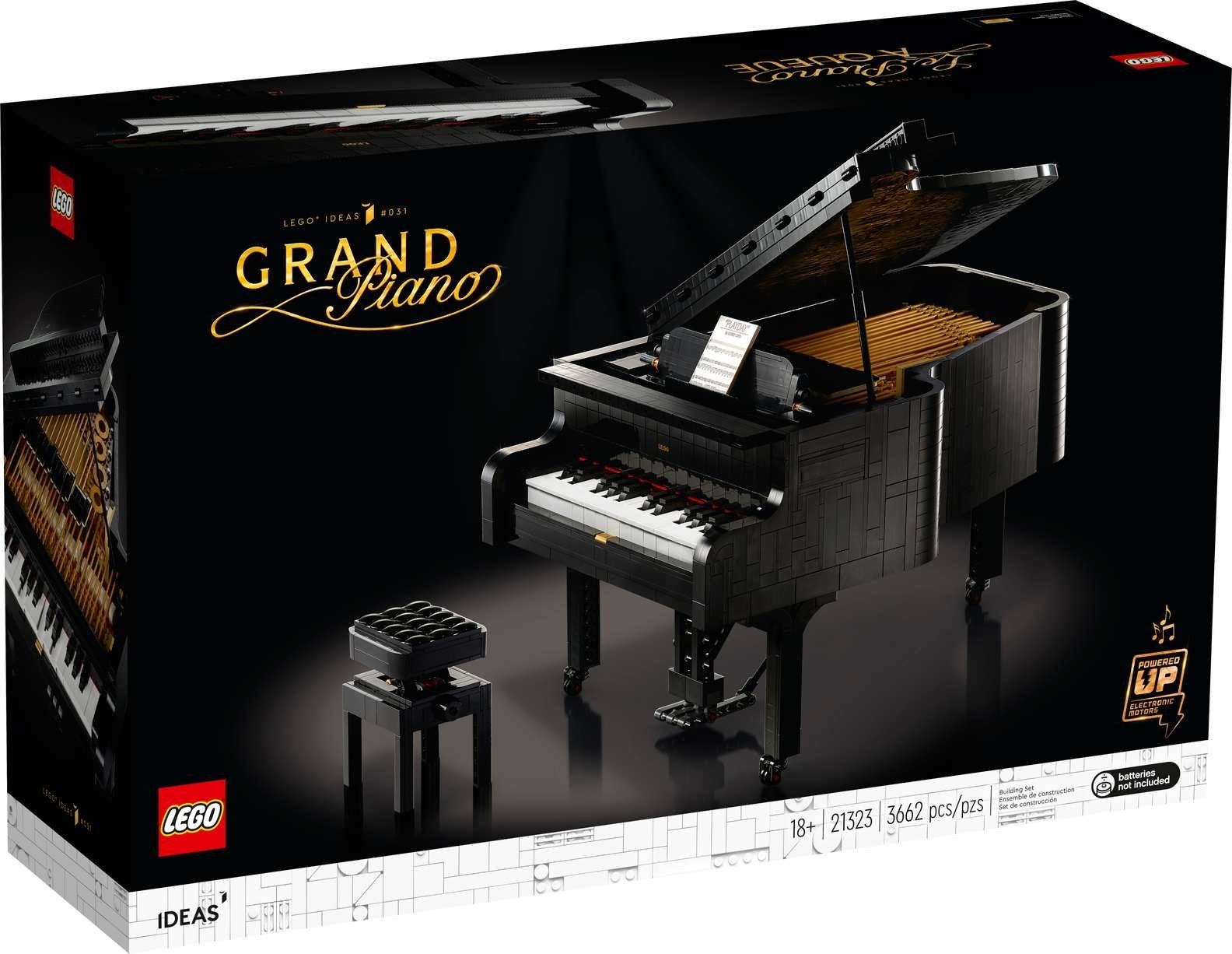 Nieuw gesealde LEGO Ideas Grand Piano 21323, Ophalen, Lego, Nieuw, Icons