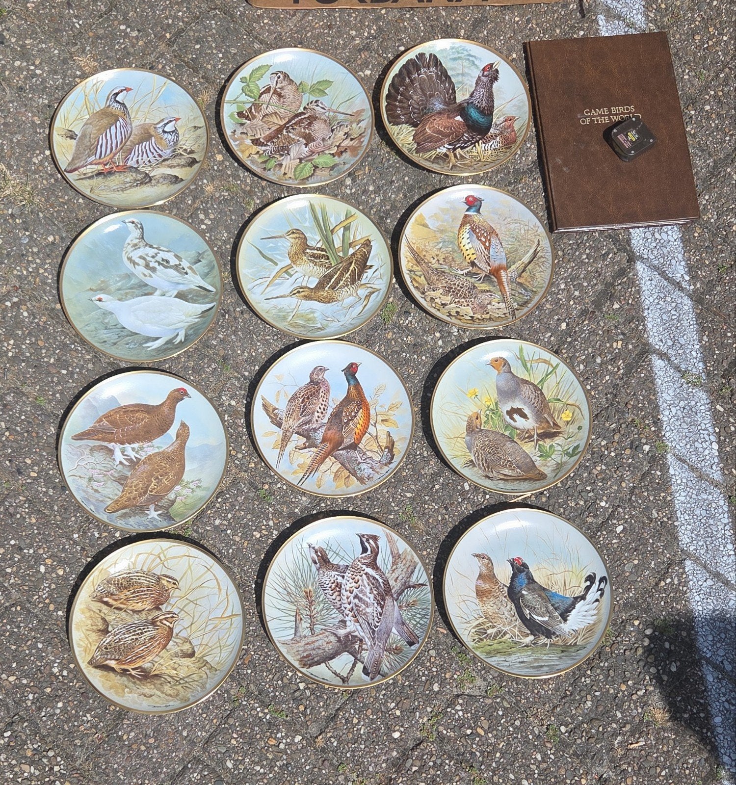 Franklin Porcelain Gamebirds of the World by Basil Ed, Antiek en Kunst, Ophalen
