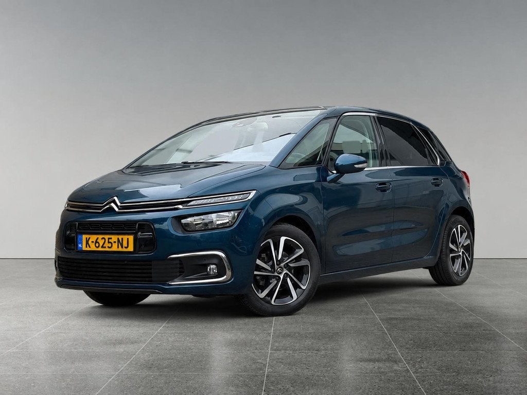 Citroën C4 Spacetourer Shine Business 1.2 Turbo 130pk EAT8, Gebruikt, 1199 cc, Blauw, Origineel Nederlands