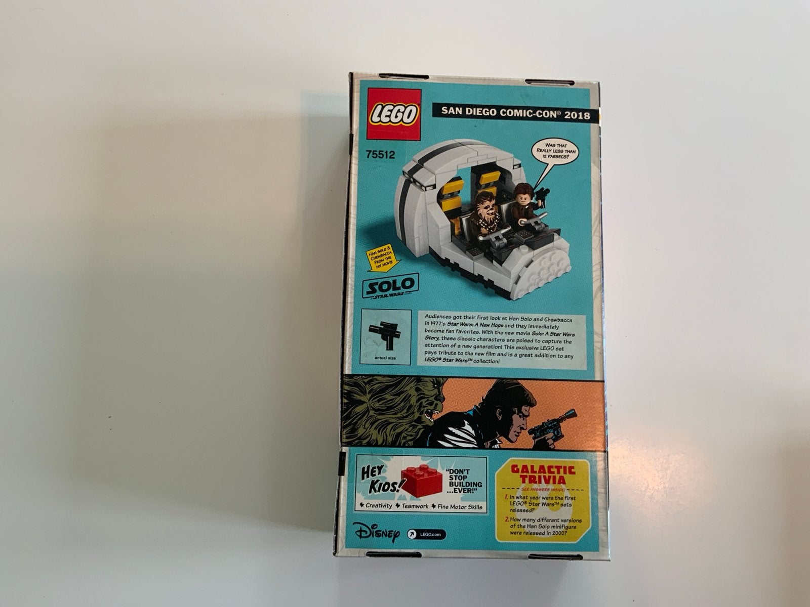 LEGO Star Wars Millennium Falcon Cockpit (75512) SDCC 2018, Star Wars, Ongeopend/sealed, Lego, Nieuw