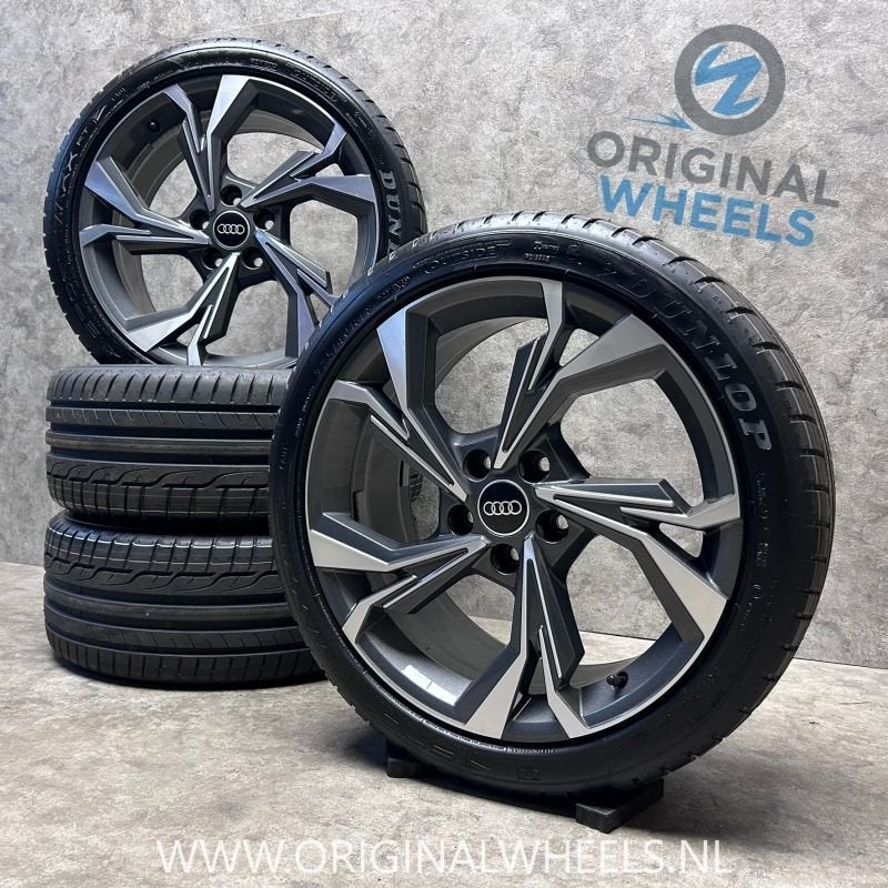 18 inch originele velgen + zomerbanden Audi A3 S3 8Y, 18 inch, Gebruikt, -, -