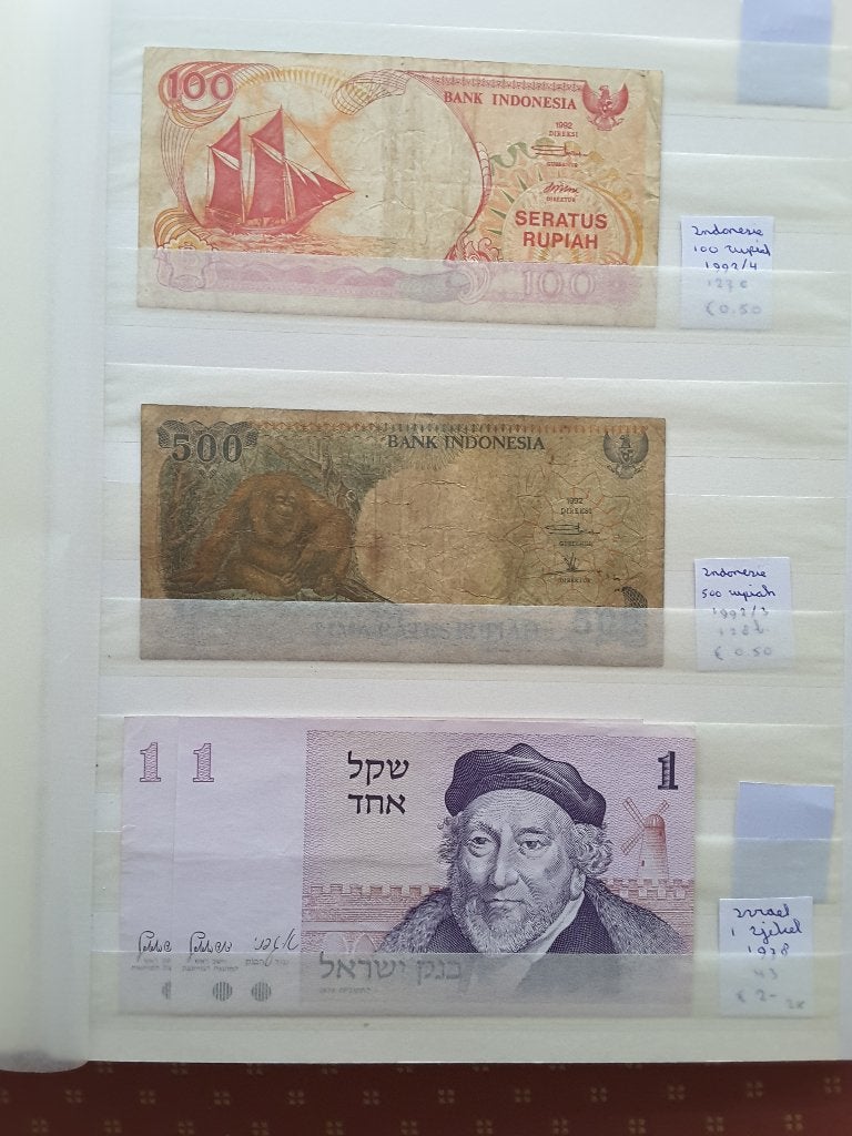 c ​28 bankbiljetten uit 10 landen, prijzen vanaf € 0,50., Verzenden, Buitenland, Bankbiljetten