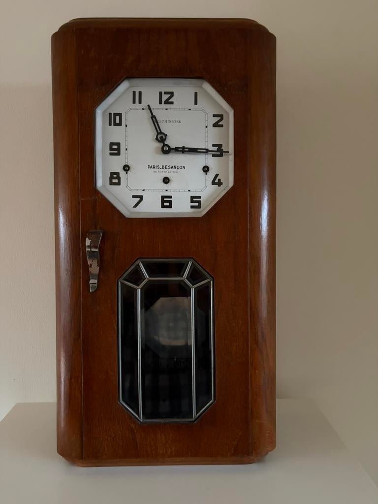 Westminster hangklok Art-deco, Ophalen